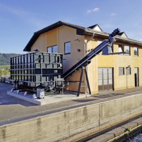 Schlammstapelbehälter Riol 60 cbm